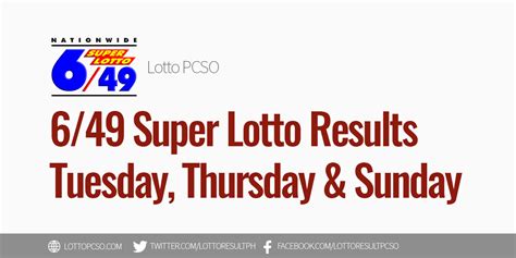 6-49 lotto result summary